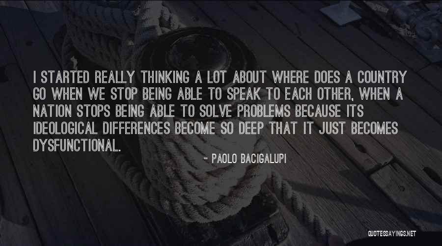 Eigenen German Quotes By Paolo Bacigalupi