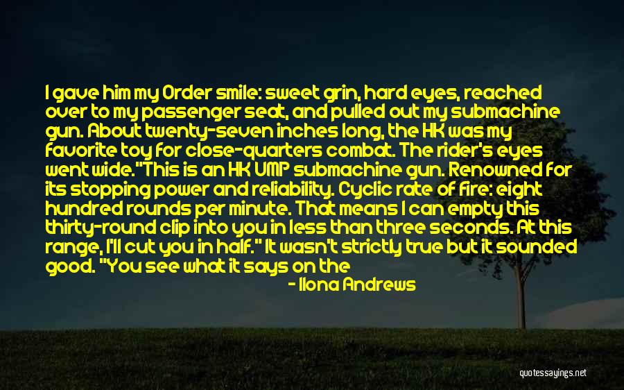 Eight Seconds Quotes By Ilona Andrews