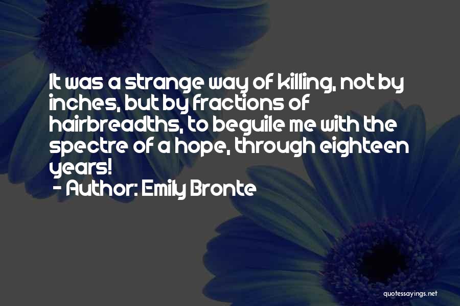 Eighteen Quotes By Emily Bronte