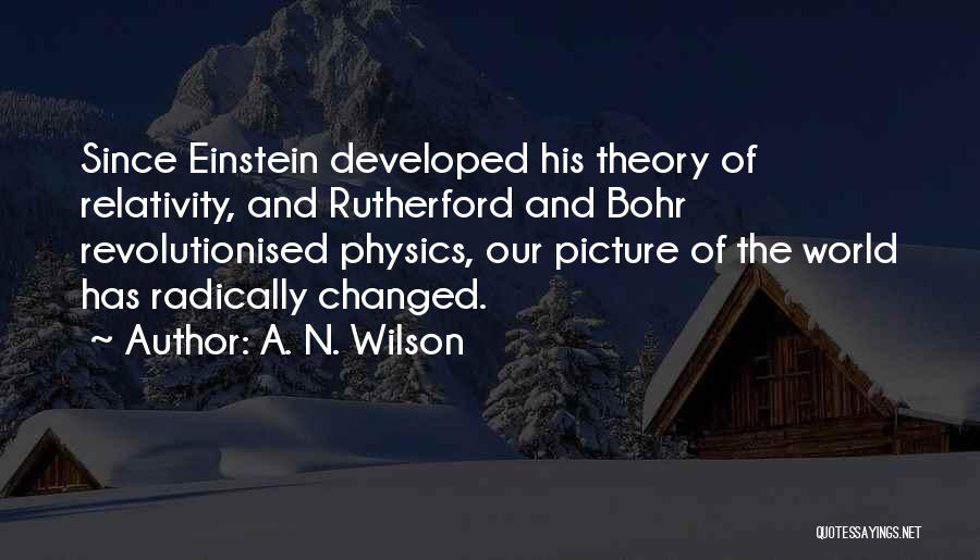 Einstein And Bohr Quotes By A. N. Wilson