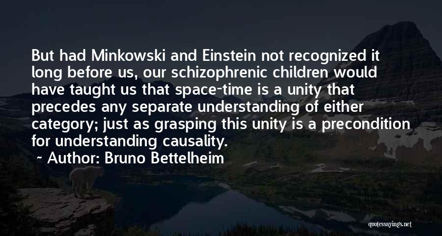 Einstein Metaphysics Quotes By Bruno Bettelheim