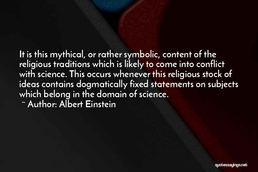 Einstein Religious Quotes By Albert Einstein