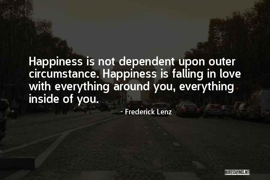 Eintouch Quotes By Frederick Lenz