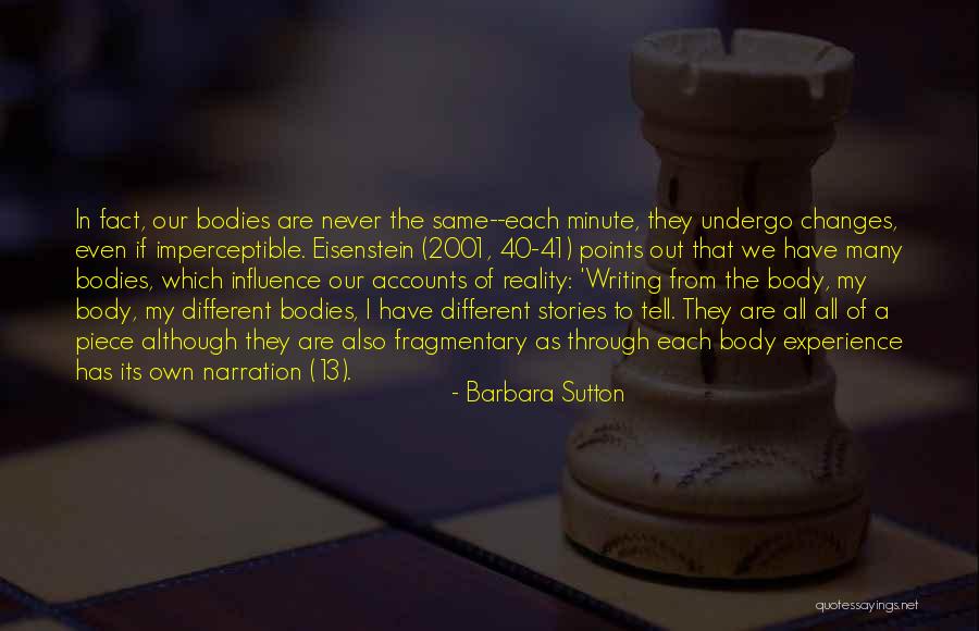 Eisenstein Quotes By Barbara Sutton