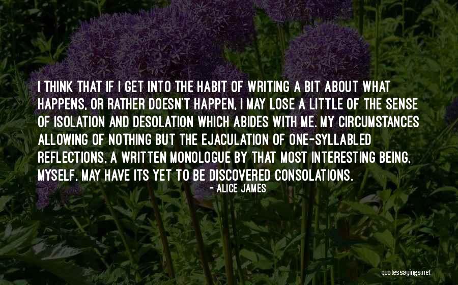 Ejaculation Quotes By Alice James Ejaculation Quotes By Alice James