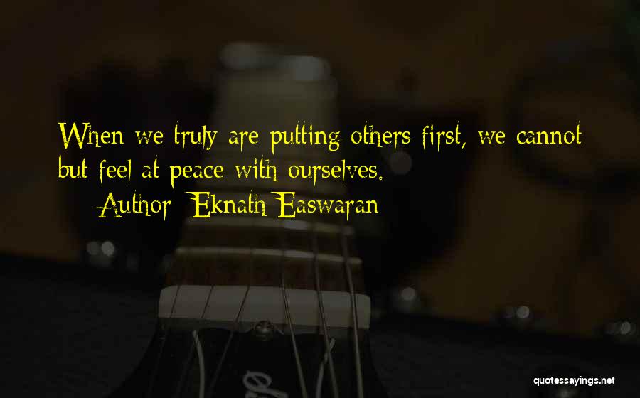 Eknath Easwaran Quotes 286098