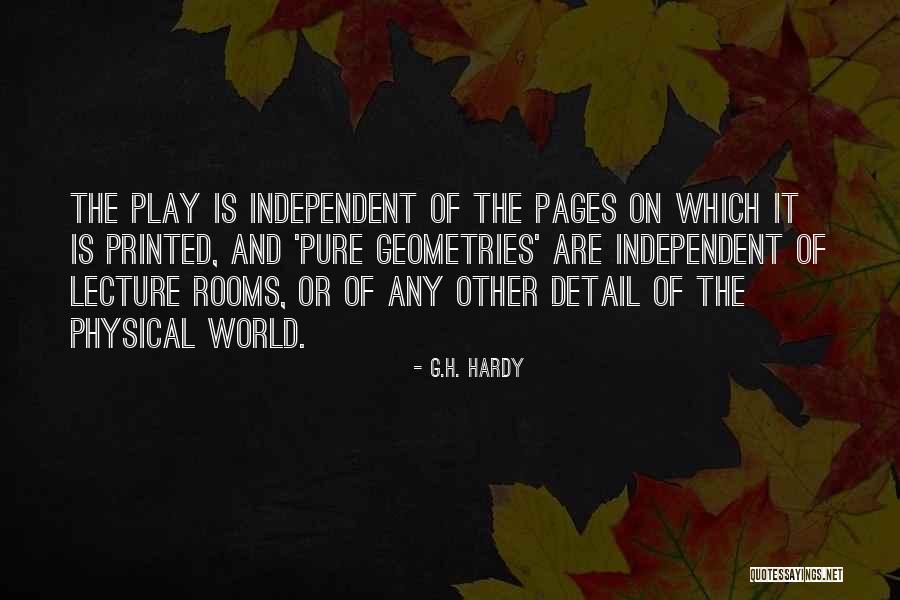 El Cansancio Quotes By G.H. Hardy El Cansancio Quotes By G.H. Hardy