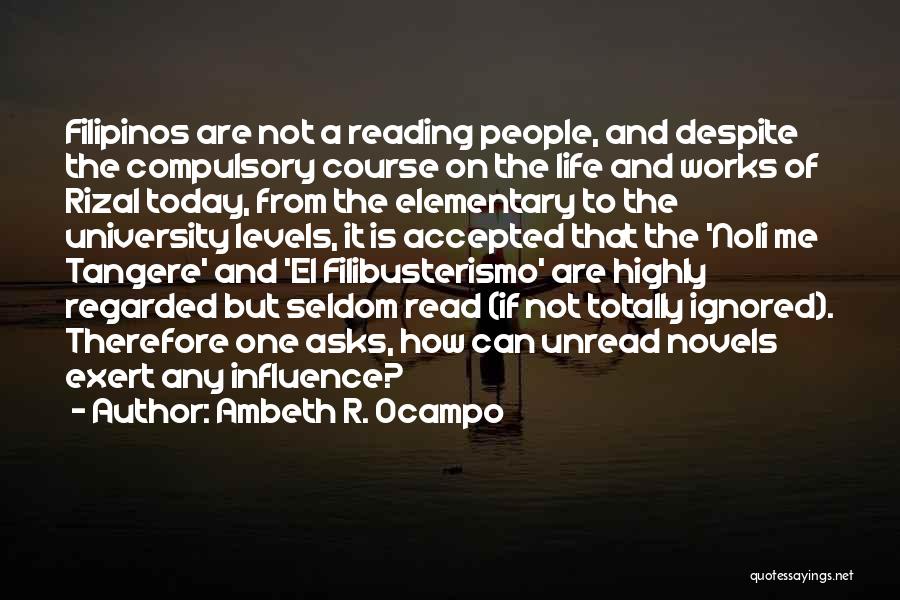 El Filibusterismo Quotes By Ambeth R. Ocampo