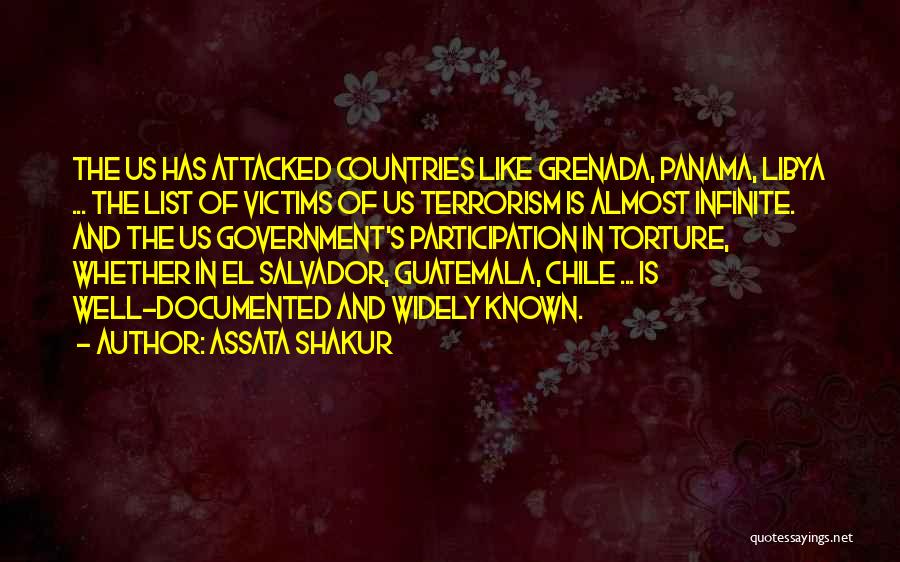 El Salvador Quotes By Assata Shakur