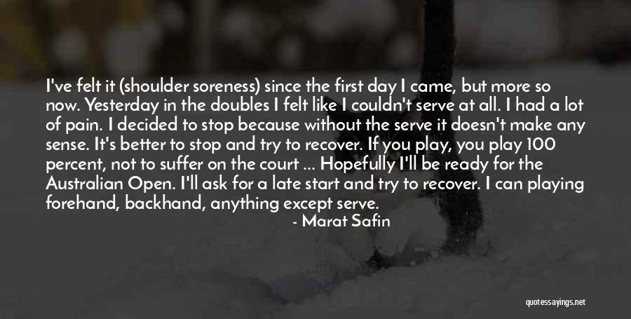 Elaborator Quotes By Marat Safin Elaborator Quotes By Marat Safin