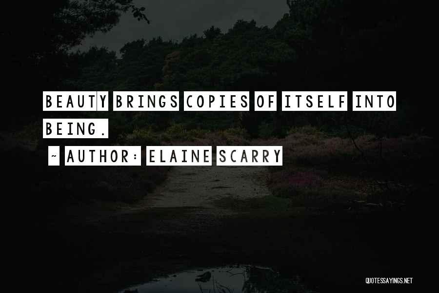 Elaine Scarry Quotes 1509593