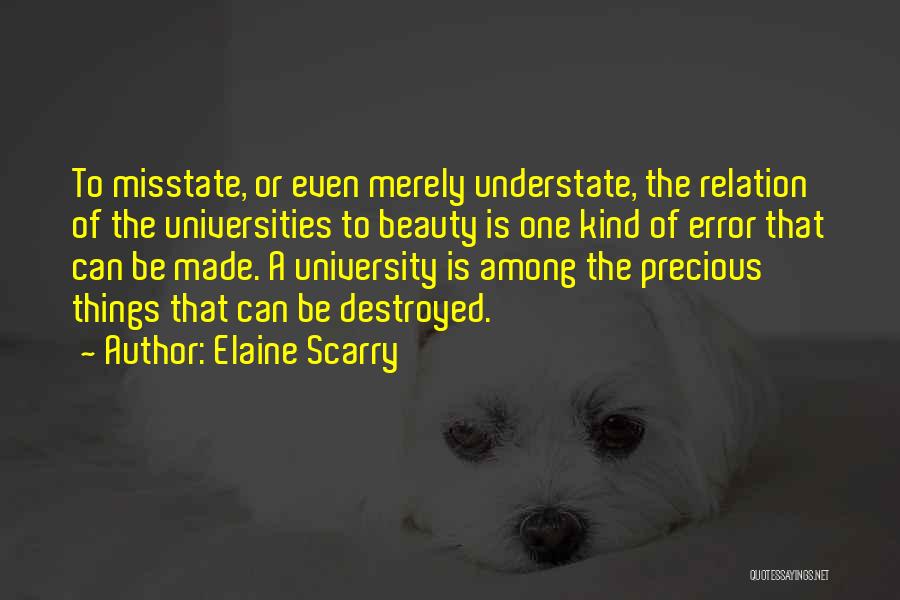 Elaine Scarry Quotes 901116