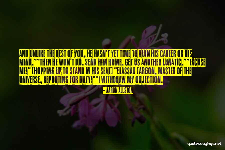 Elassar Quotes By Aaron Allston Elassar Quotes By Aaron Allston