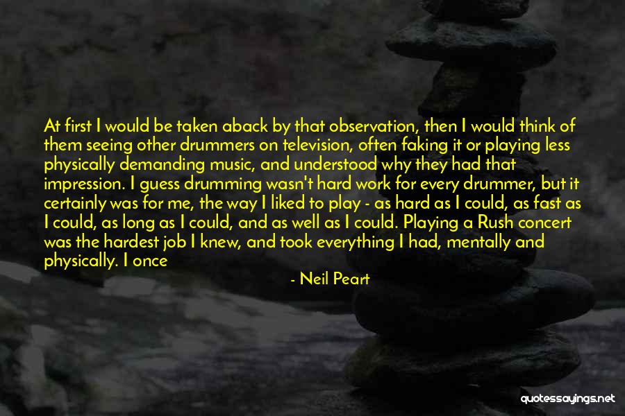 Elderly Acted Entitled Quotes By Neil Peart