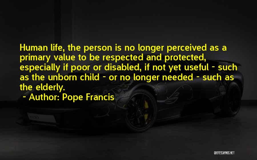 Elderly Life Quotes By Pope Francis