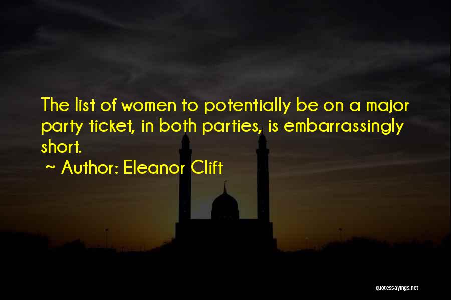 Eleanor Clift Quotes 131190