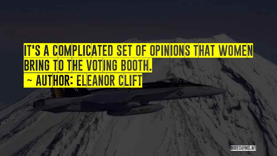 Eleanor Clift Quotes 1813656