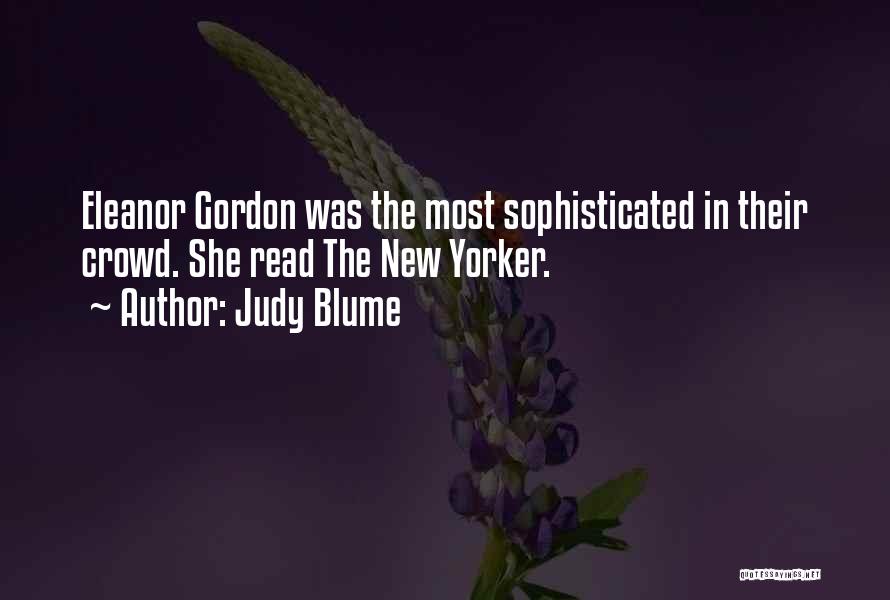 Eleanor Quotes By Judy Blume