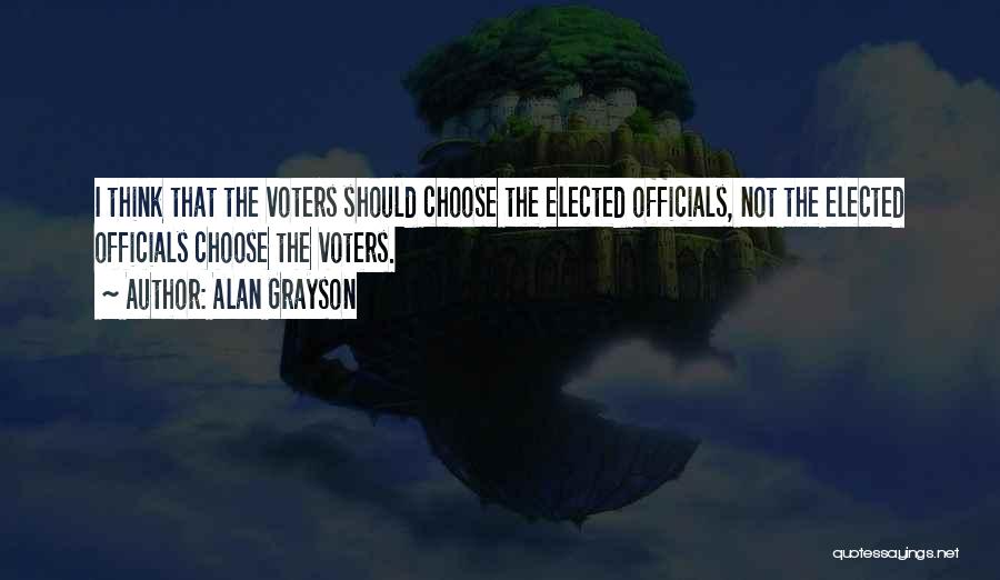 Elected Officials Quotes By Alan Grayson
