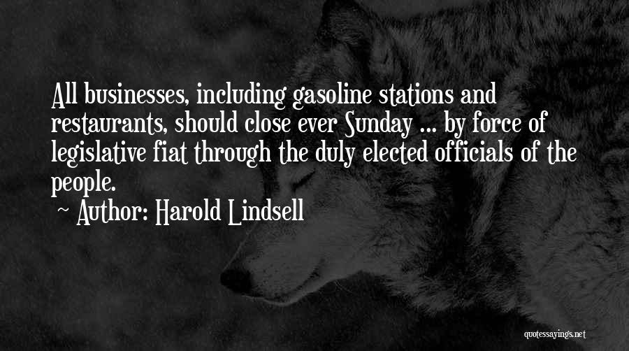 Elected Officials Quotes By Harold Lindsell