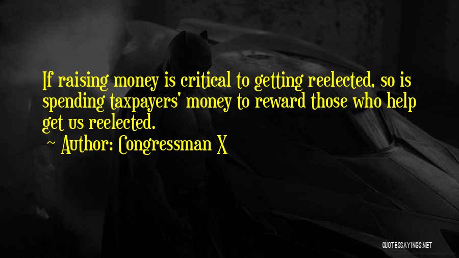 Election Campaigning Quotes By Congressman X