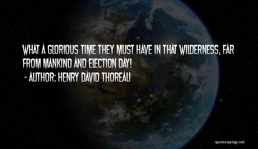 Election Day Quotes By Henry David Thoreau