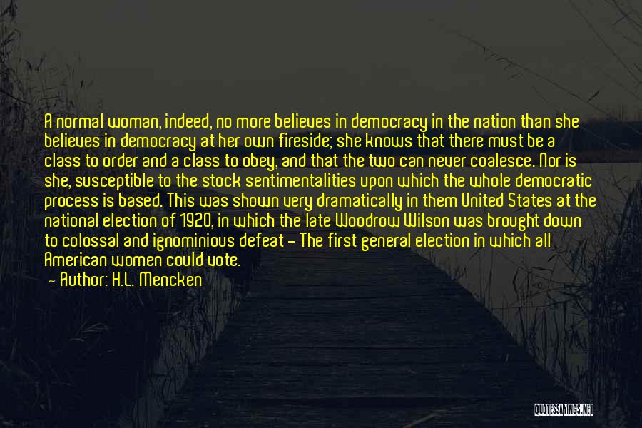 Election Democracy Quotes By H.L. Mencken