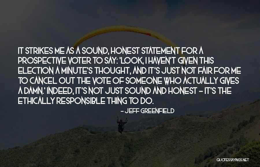 Election Voter Quotes By Jeff Greenfield