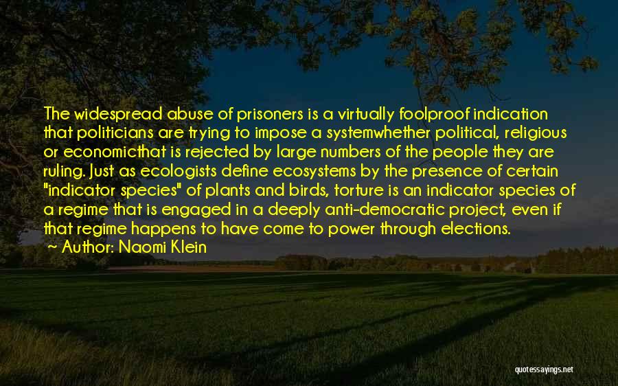 Elections Democracy Quotes By Naomi Klein