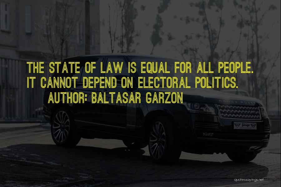 Electoral Quotes By Baltasar Garzon