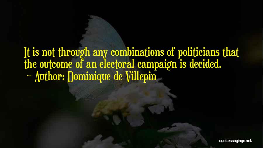 Electoral Quotes By Dominique De Villepin