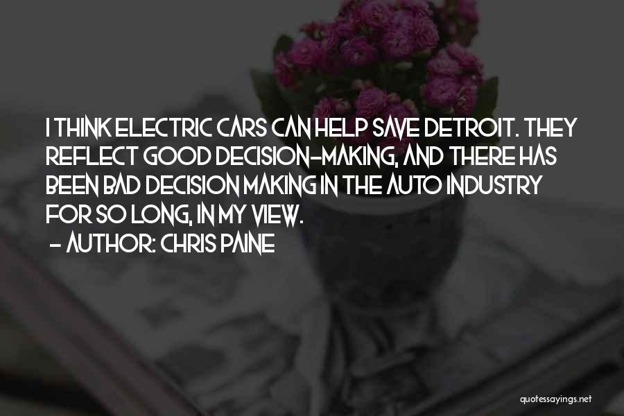 Electric Cars Quotes By Chris Paine