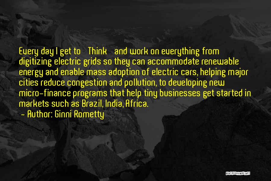 Electric Cars Quotes By Ginni Rometty