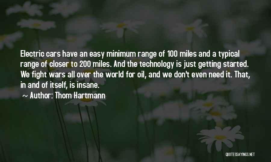 Electric Cars Quotes By Thom Hartmann
