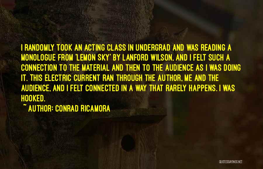 Electric Current Quotes By Conrad Ricamora