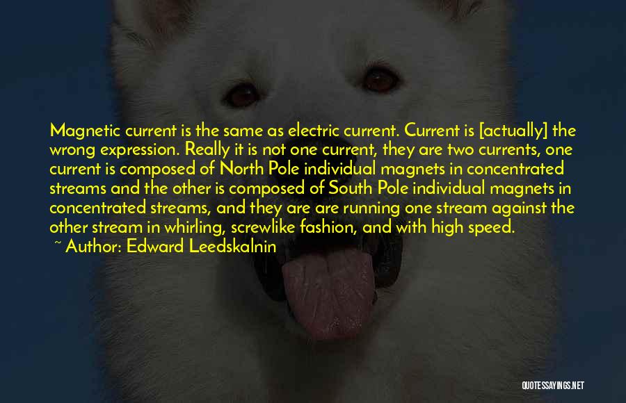 Electric Current Quotes By Edward Leedskalnin