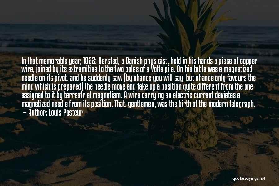 Electric Current Quotes By Louis Pasteur