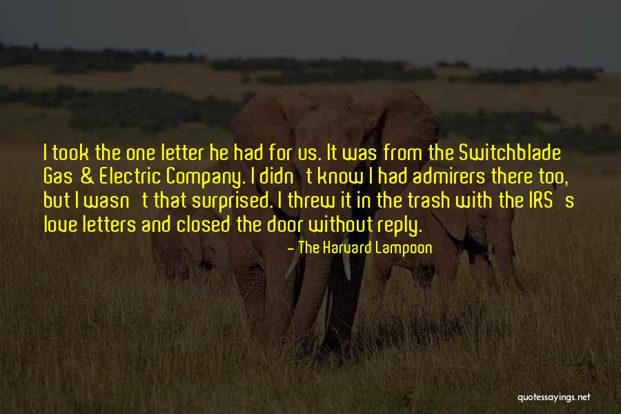 Electric Gas Quotes By The Harvard Lampoon Electric Gas Quotes By The Harvard Lampoon