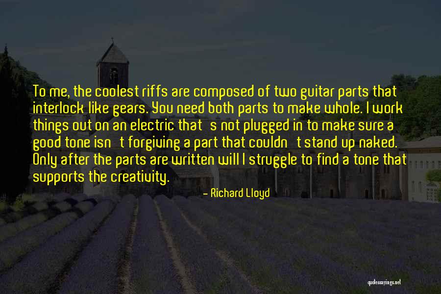 Electric Guitar Quotes By Richard Lloyd