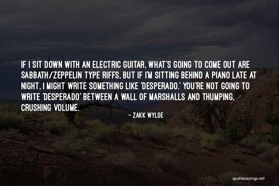 Electric Guitar Quotes By Zakk Wylde