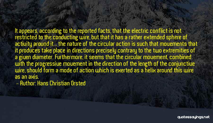Electric Quotes By Hans Christian Orsted