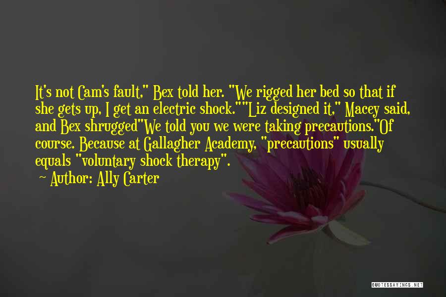 Electric Shock Quotes By Ally Carter
