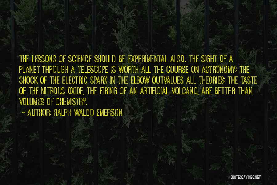 Electric Shock Quotes By Ralph Waldo Emerson