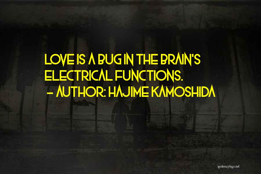 Electrical Love Quotes By Hajime Kamoshida