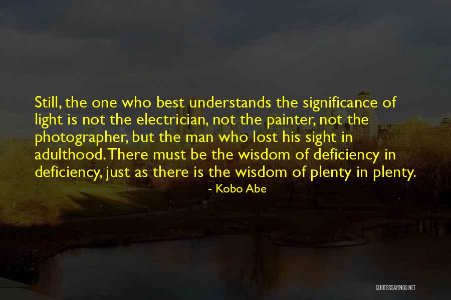 Electrician Quotes By Kobo Abe