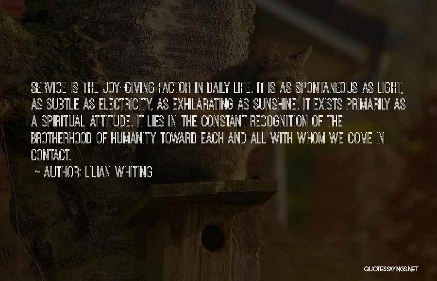 Electricity And Life Quotes By Lilian Whiting