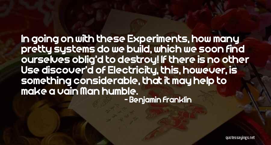 Electricity Benjamin Franklin Quotes By Benjamin Franklin Electricity Benjamin Franklin Quotes By Benjamin Franklin