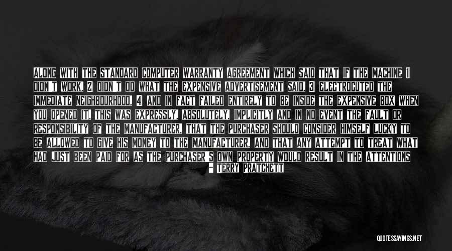 Electrocuted Quotes By Terry Pratchett Electrocuted Quotes By Terry Pratchett
