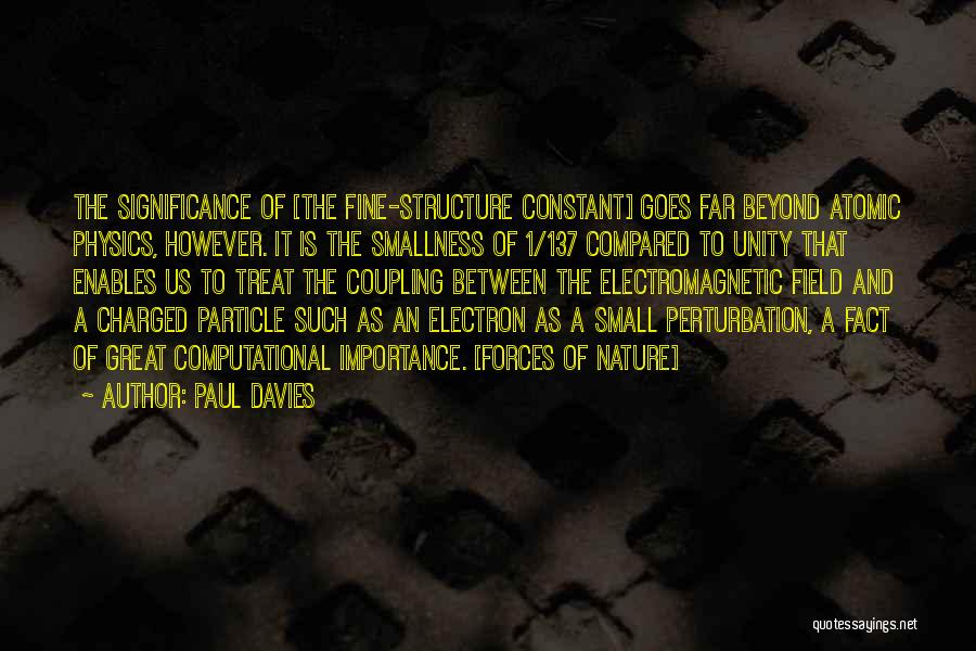 Electromagnetic Field Quotes By Paul Davies