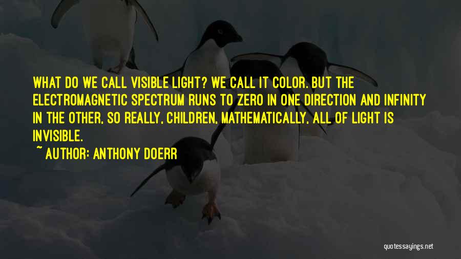 Electromagnetic Spectrum Quotes By Anthony Doerr